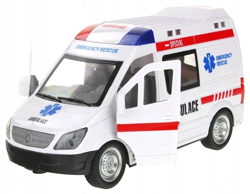 Ambulance Remote Controlled Ambulance Auto Car Light Sound Batteries included no