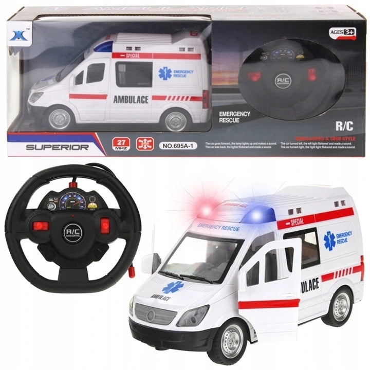 Ambulance Remote Controlled Ambulance Auto Car Light Sound