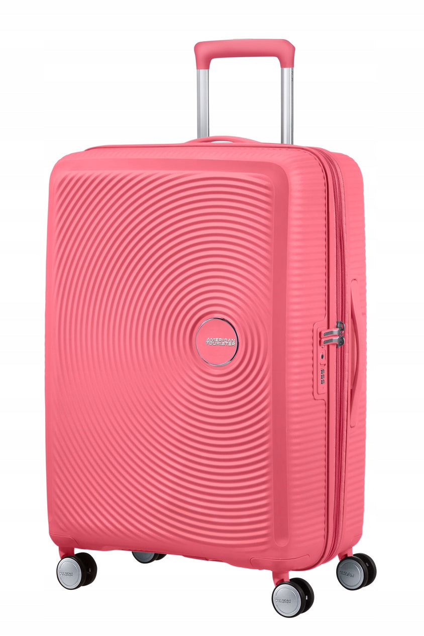 American Tourister Soundbox Suitcase Medium Hard 67cm Widened Pink
