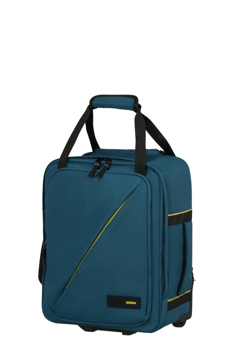 American Tourister Take2Cabin Backpack on Wheels S/M Blue Harbor Blue