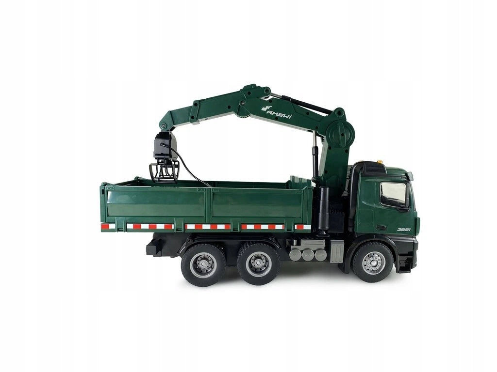 Amewi RC MB Arocs Crane-truck polo-kovový zelený 1/14 RTR Brand Amewi