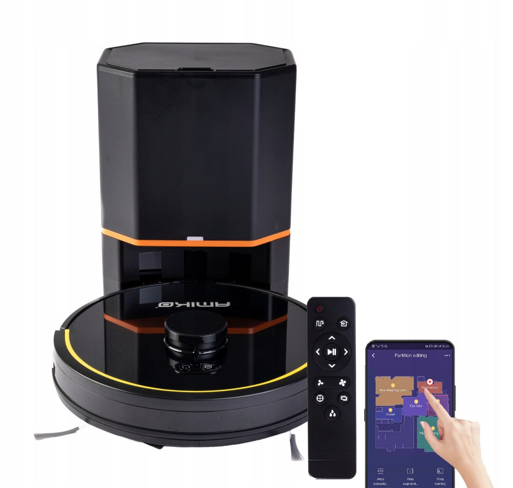 Amiko RV1000 Smart robot vacuum cleaner UV sterilization, self-cleaning