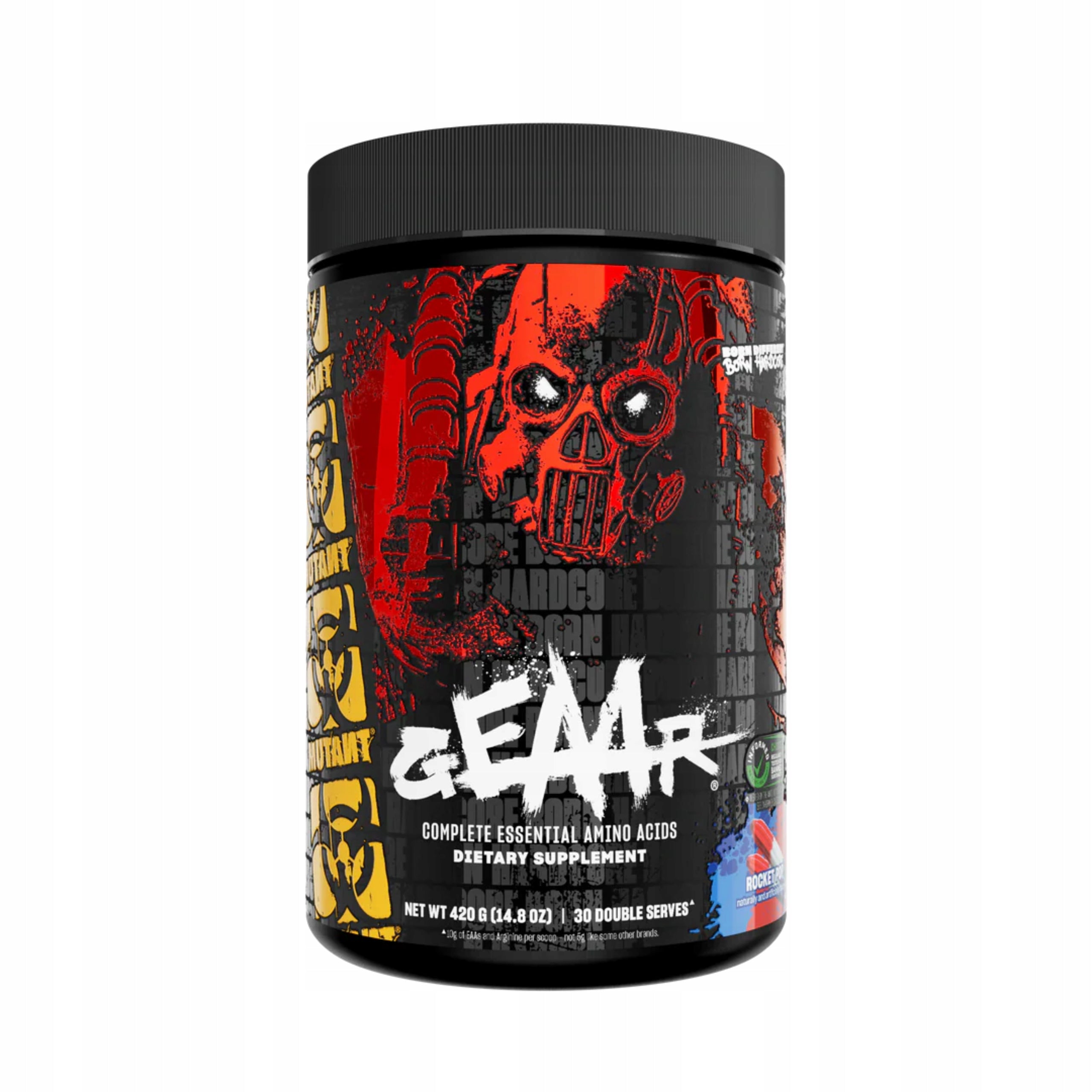 Amino acids EAA MUTANT GEAAR 378g BCAA Muscle Regeneration 30 Servings