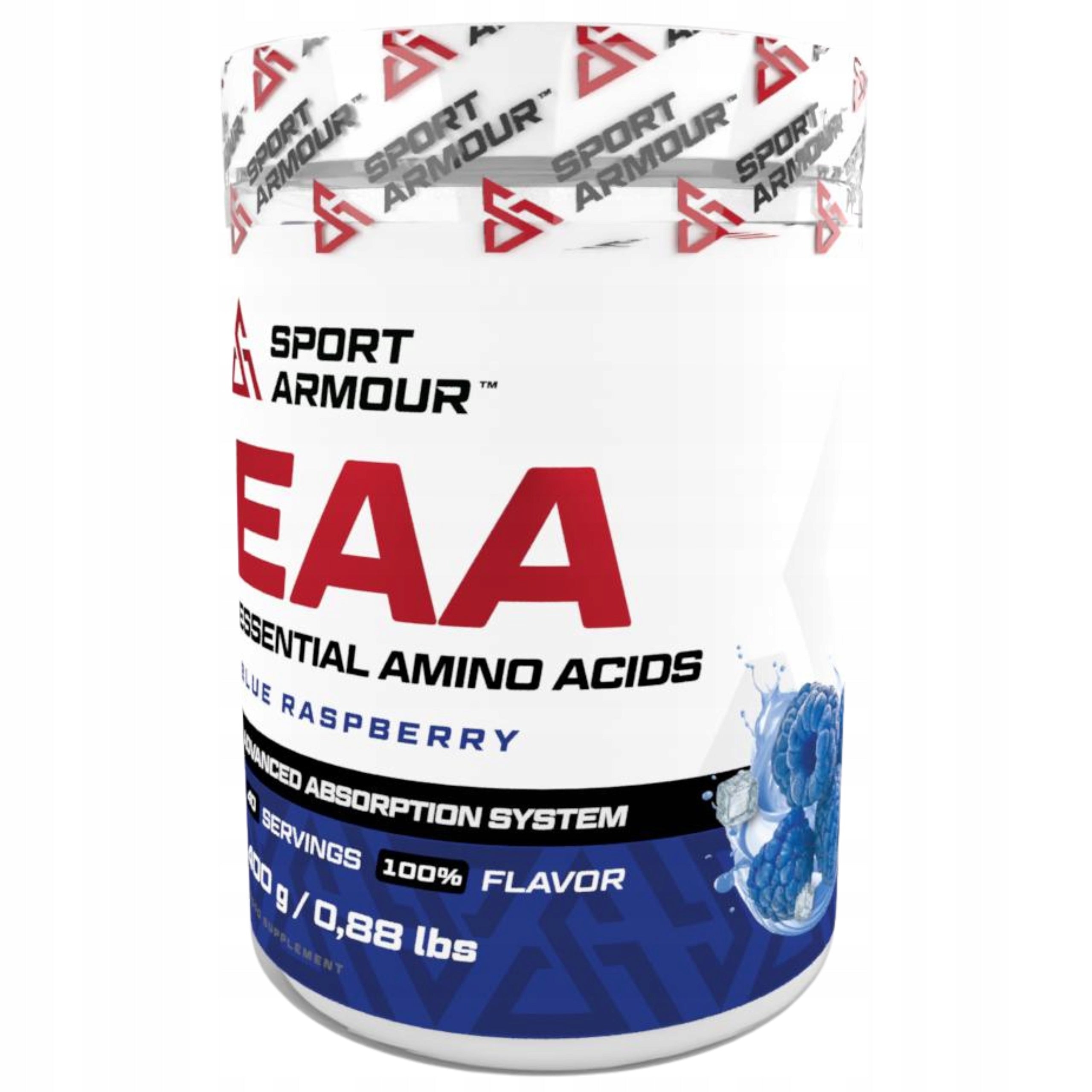 Amino acids EAA SPORT ARMOUR Raspberry 400g | Energy, Regeneration, Performance