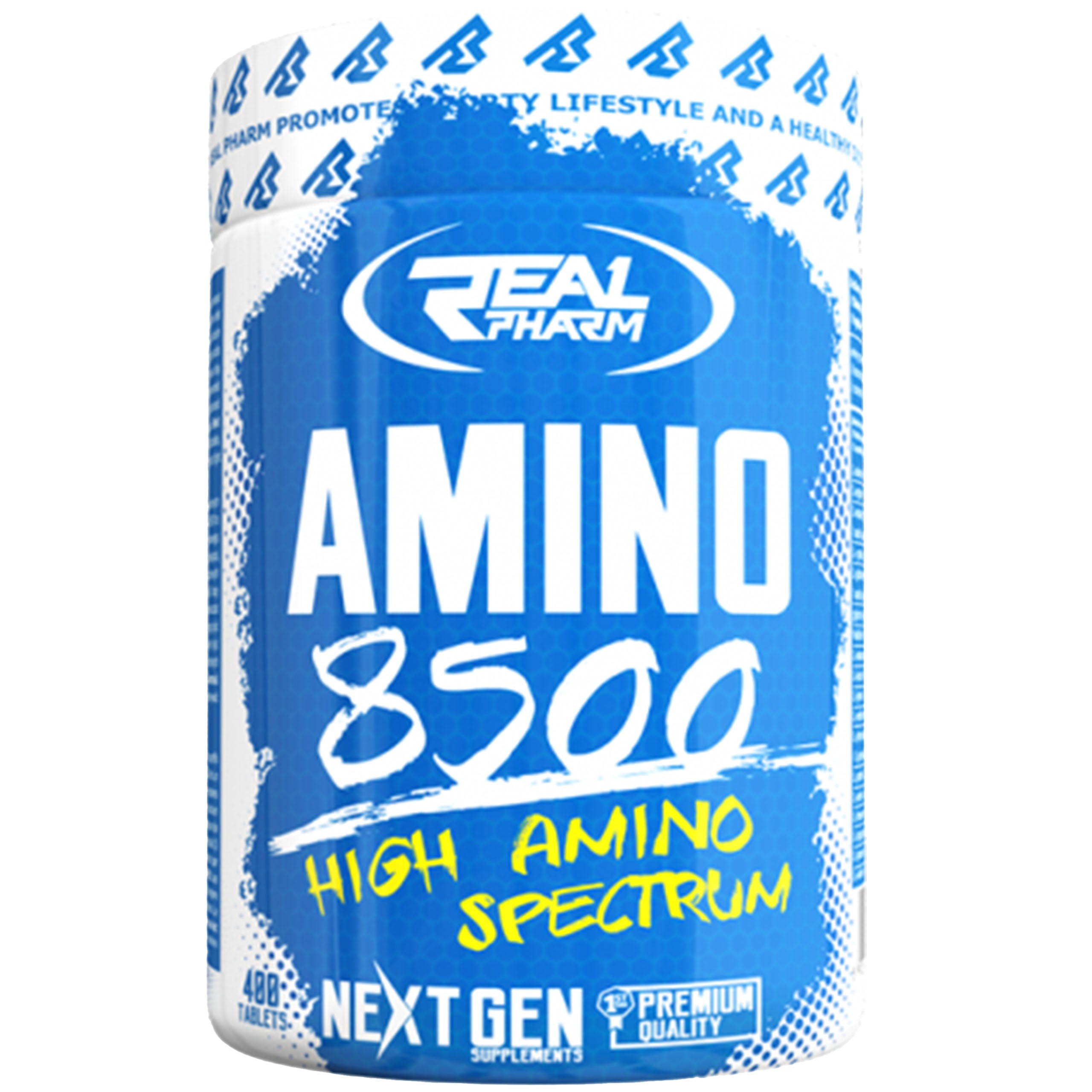 Amino acids REAL PHARM Amino 8500 400 BCAA Tablets Muscle Regeneration