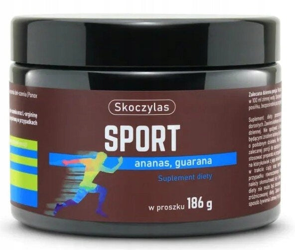 Amino acids SKOCZYLAS Sport Pineapple-guarana (186 g) Expiration date not specified