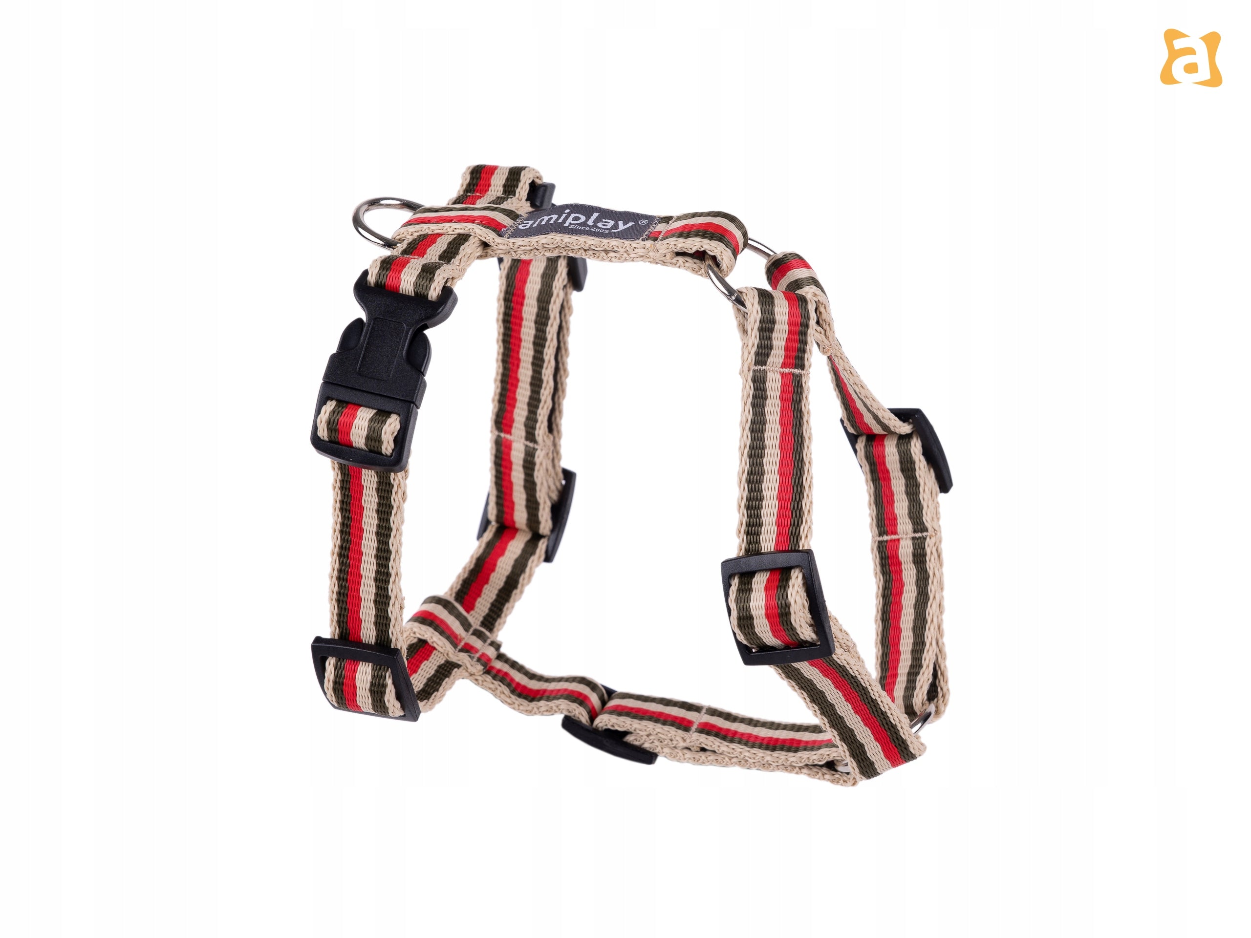 Amiplay Adjustable Harness Guard Popular S Red-Olive Brand Amiplay