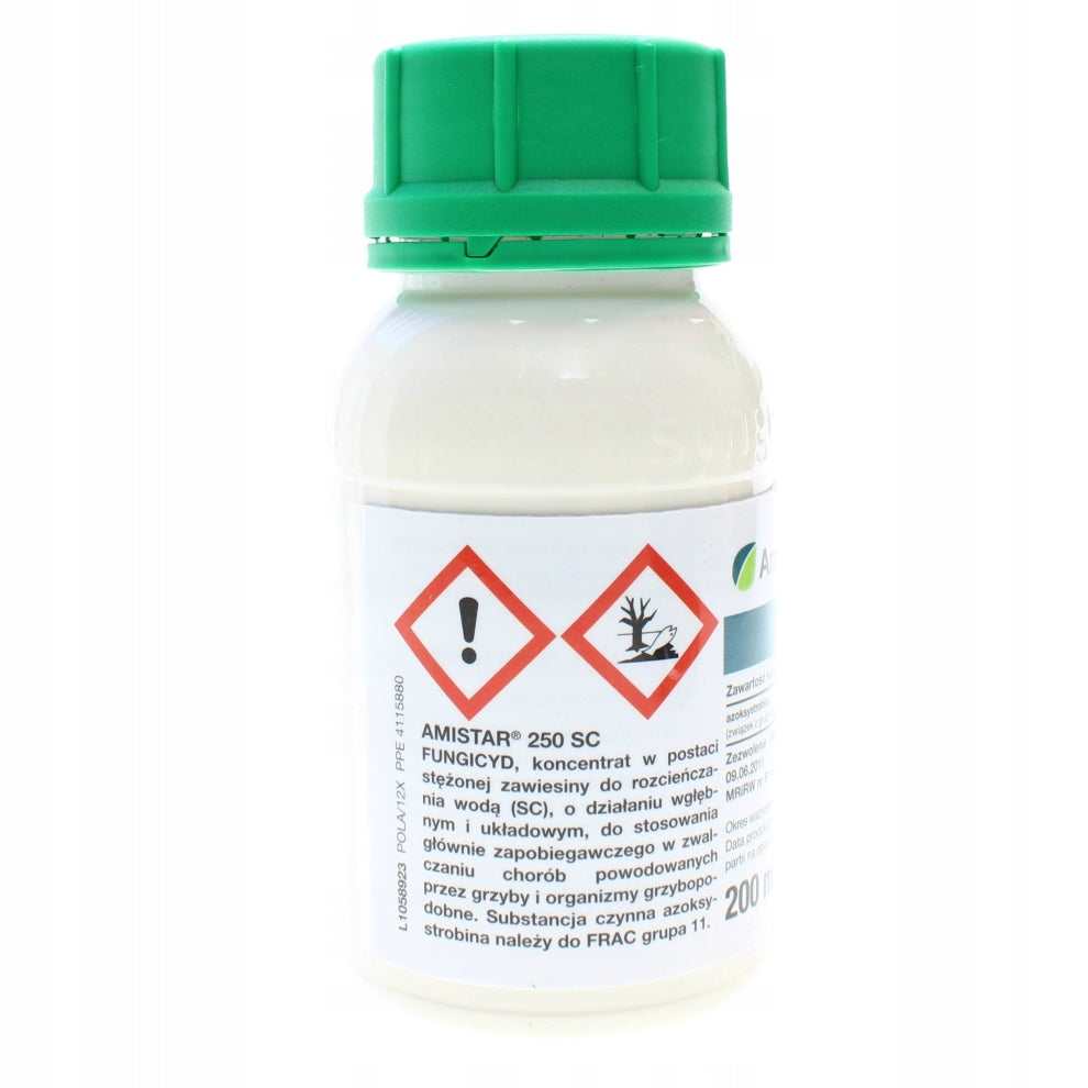 Amistar 250 SC - 200ml - Fungicide Syngenta Manufacturer code ZWALCZA CHOROBY WARZYWA OWOCE ZBOŻA MĄCZNIAK