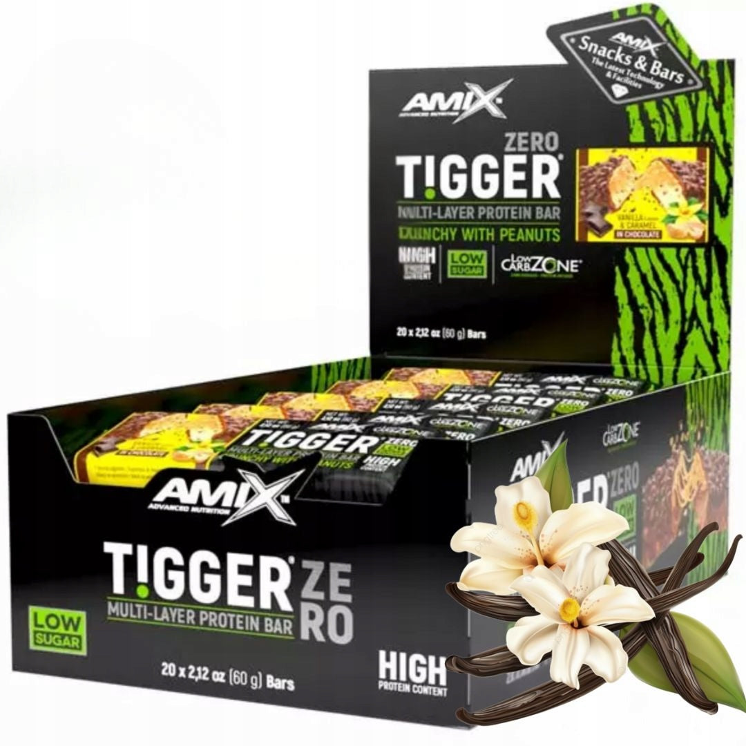 Amix Bar Tigger 60g Energy protein supplement wpc vanilla
