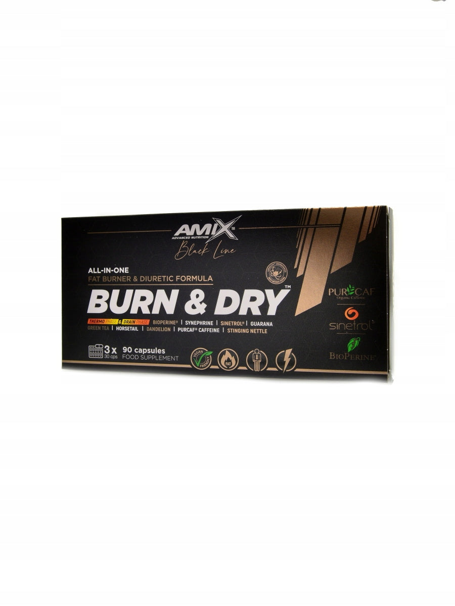 Amix Black line Burn and dry 2 x 90 kapslí ekonomy pack