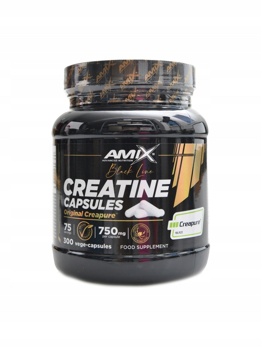 Amix Black line Creatine creapure 300 kapslí