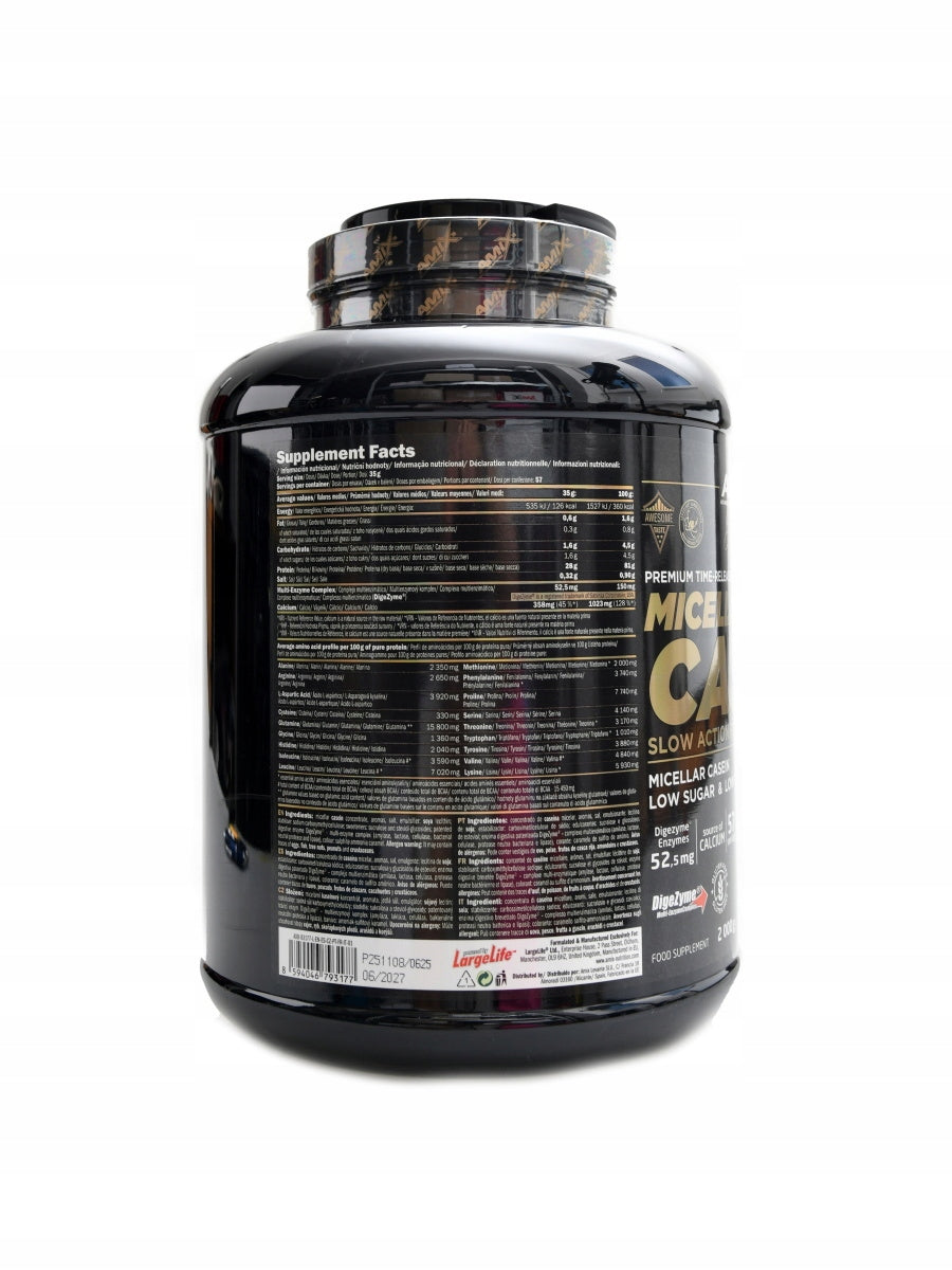Amix Black line Micellar casein 2000 g classic chocolate Packaging status original