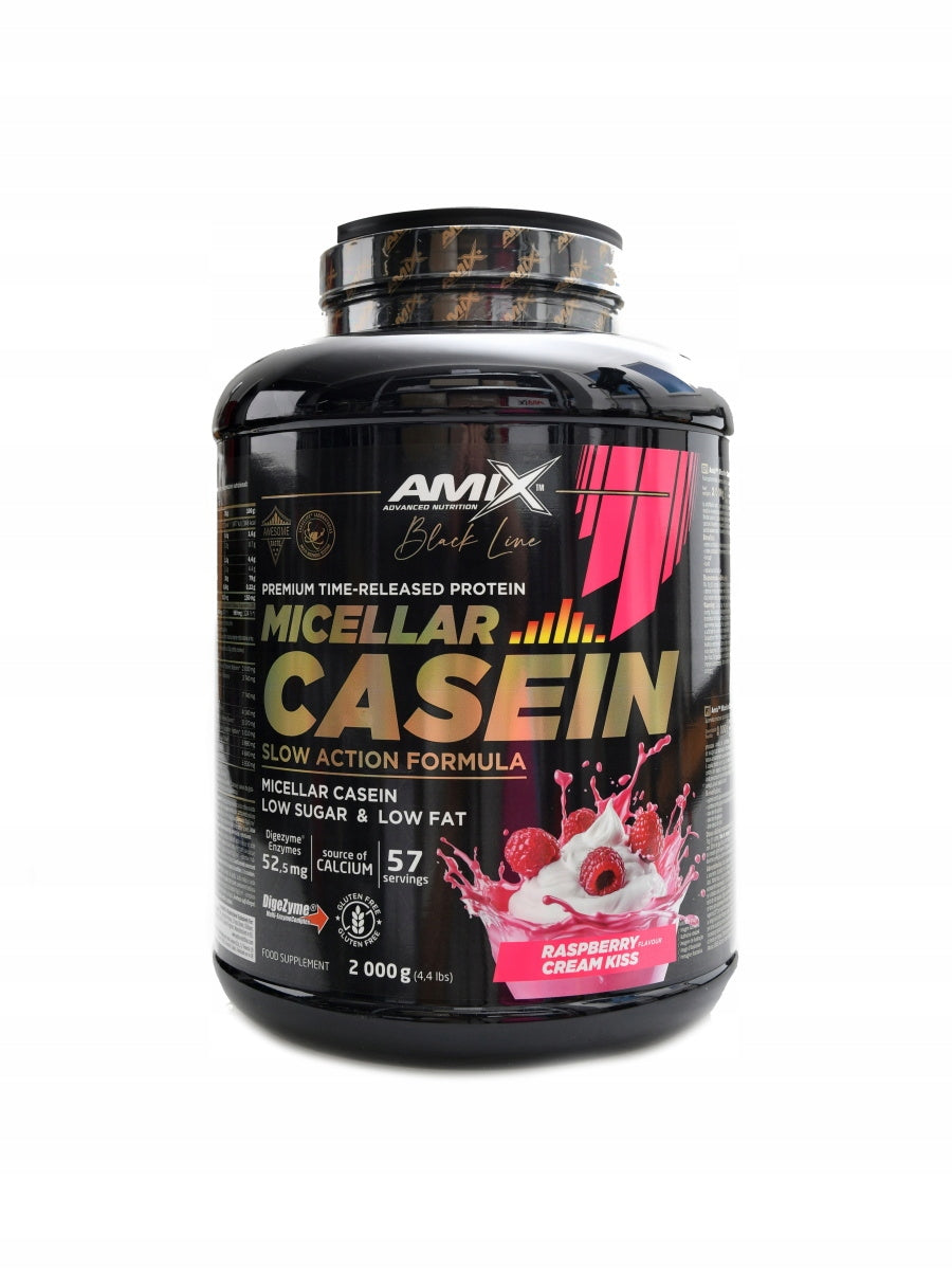 Amix Black line Micellar casein 2000 g raspberry cream kiss