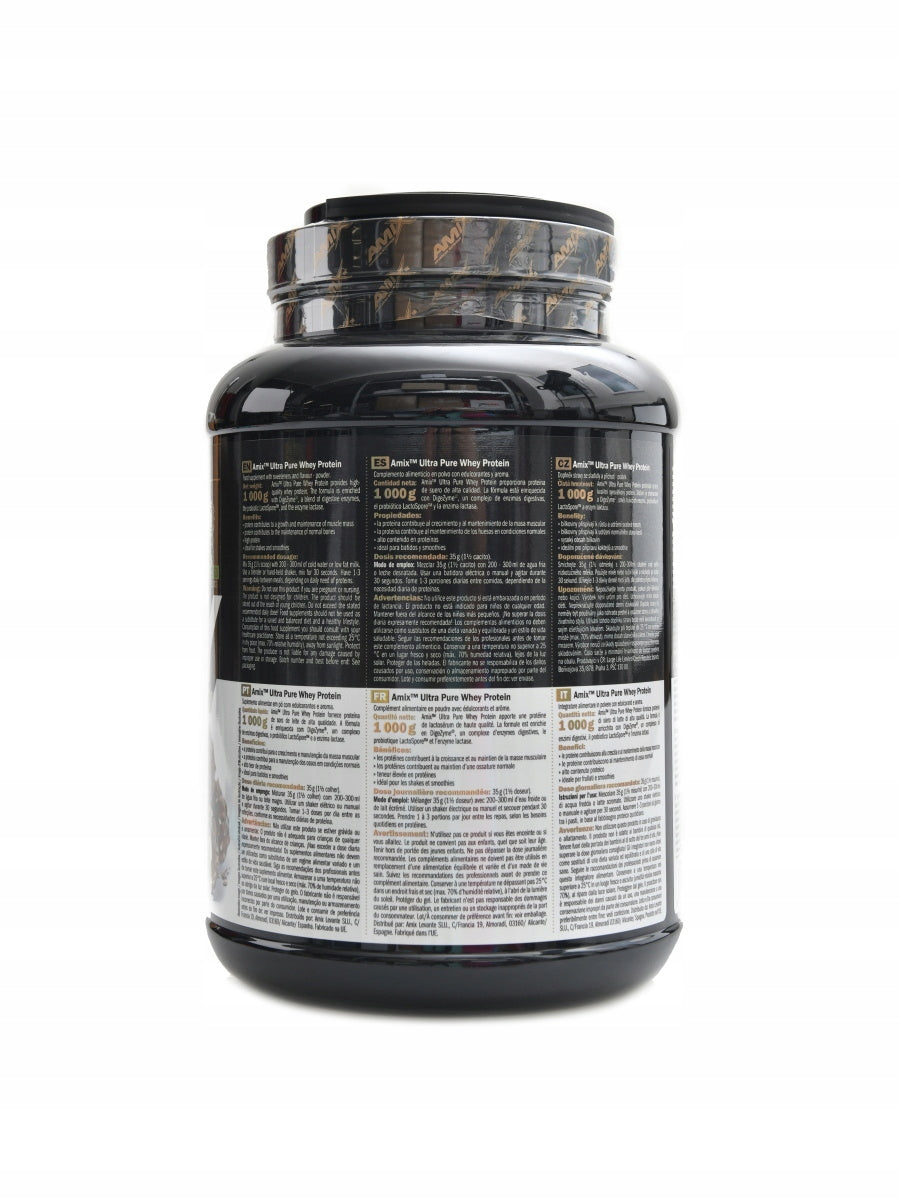 Amix Black line Ultra pure whey 1000 g bonbon crunchy Expiration date at least six months from the date of purchase