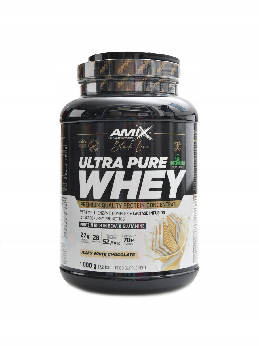 Amix Black line Ultra pure whey 1000 g milky white chocolate