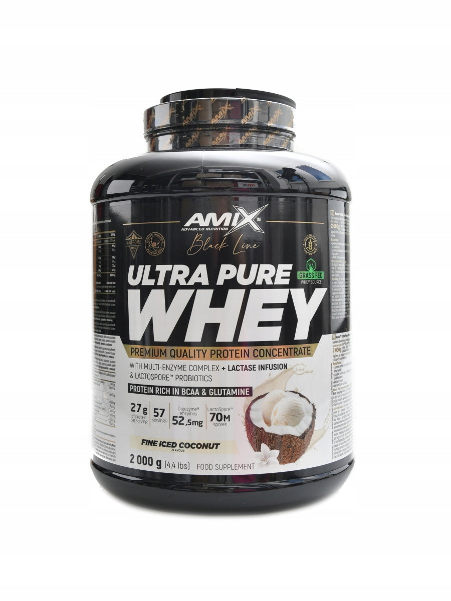 Amix Black line Ultra pure whey 2000 g fined ice coconut