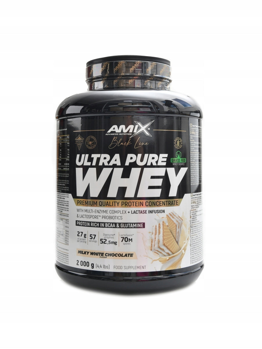 Amix Black line Ultra pure whey 2000 g milky white chocolate