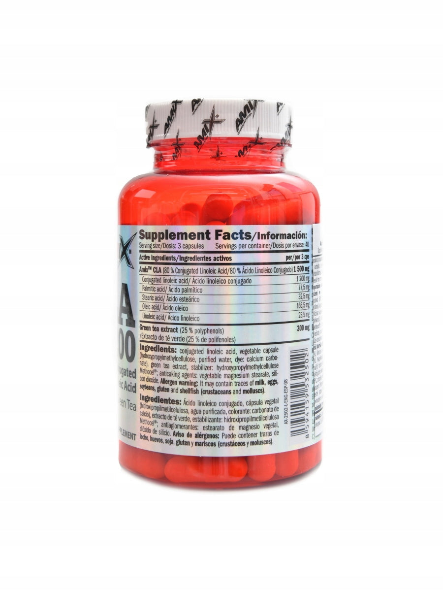 Amix CLA 1200 + green tea 2 x 120 kapslí DUOPACK Expiration date at least six months from the date of purchase