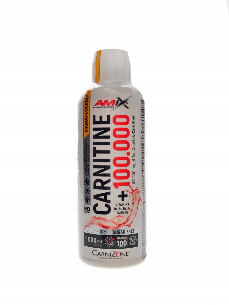 Amix Carnitine 100000mg carnizone 2 x 1000 ml mango kokos DUOPACK Packaging status original