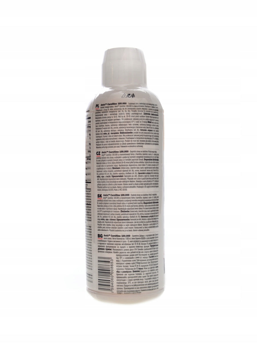 Amix Carnitine 100000mg carnizone 2 x 1000 ml zelené jablko DUOPACK Manufacturer code LCarnityna 1000ml