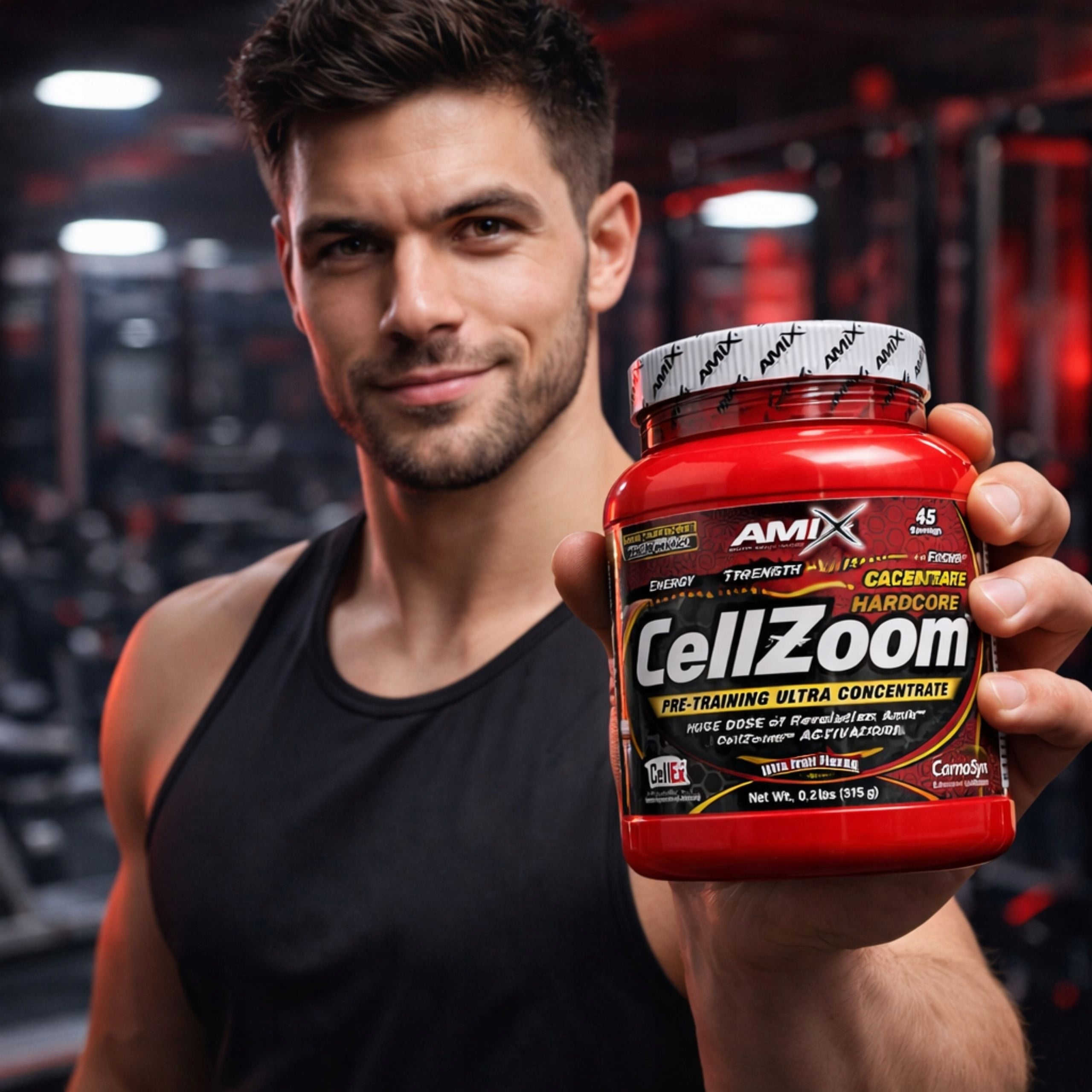 Amix CellZoom Pre-workout Fat Burner Beta Alanine Arginine 315g Medical device no