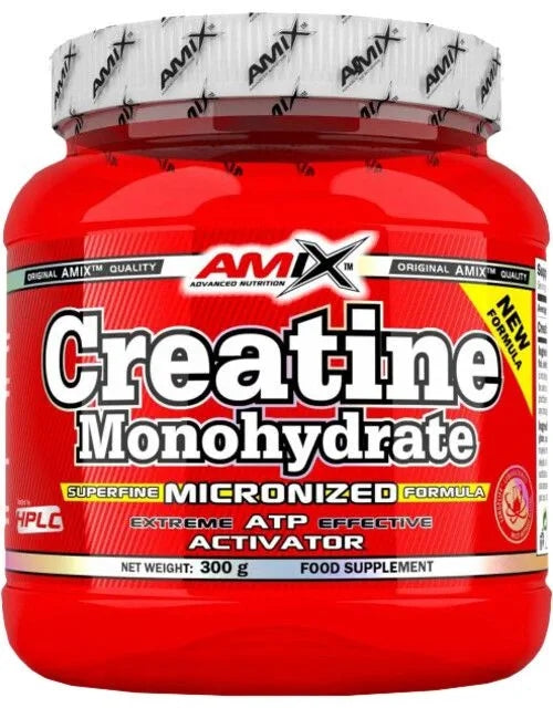Amix Creatine Monohydrate 300g NATURAL TASTELESS CREATINE MONOHYDRATE Packaging status original