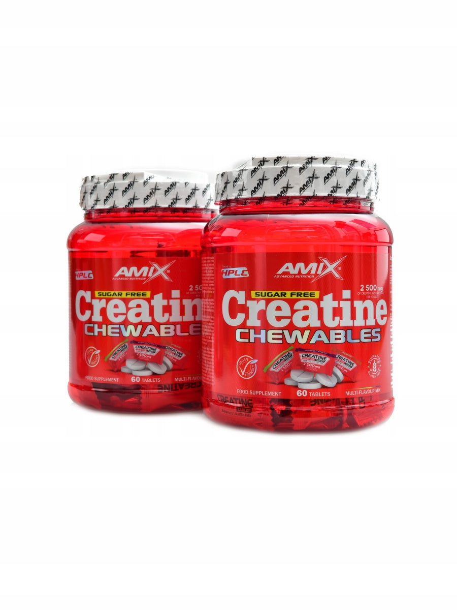 Amix Creatine monohydrate 2500mg chewable tabs zero sugar 2 x 60 tbl