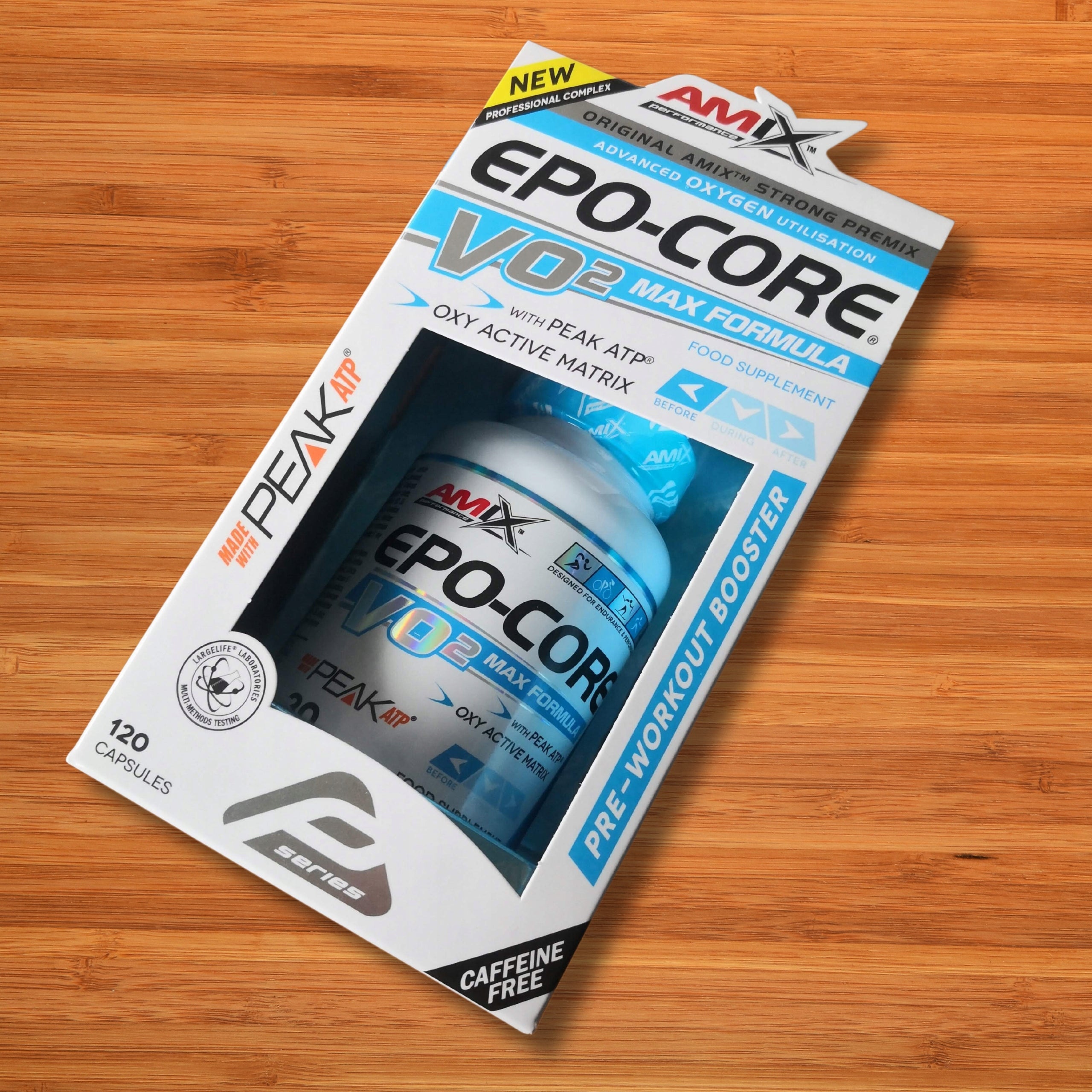 Amix Epo-Core VO2 Max Formula for fitness endurance pre-workout Packaging status original