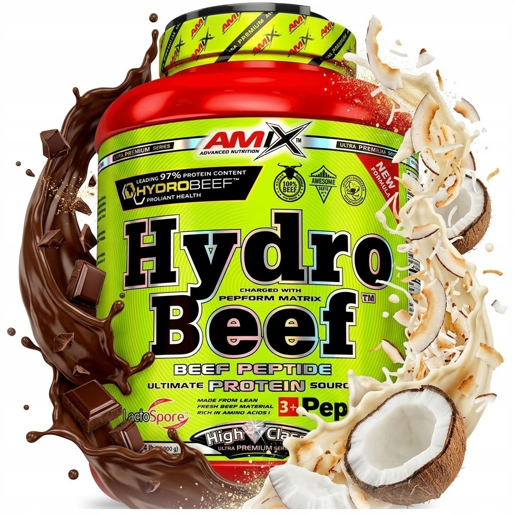 Amix HydroBeef High Class 2000 g BEEF HYDROLYZATE GLUTAMINE BCAA EAA