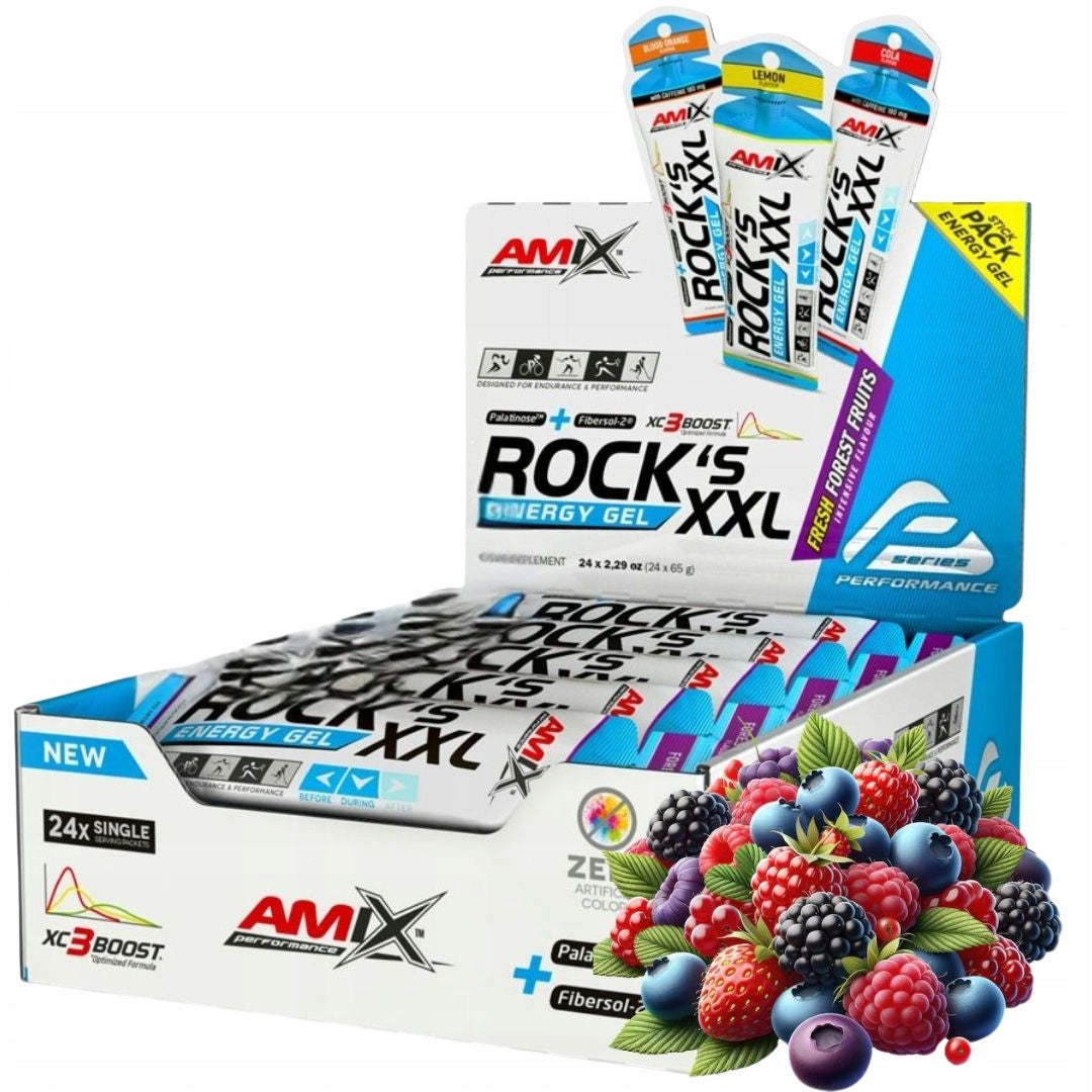 Amix Rocks Energy Gel XXL 65 ml taste forest fruit energy gel ironmen
