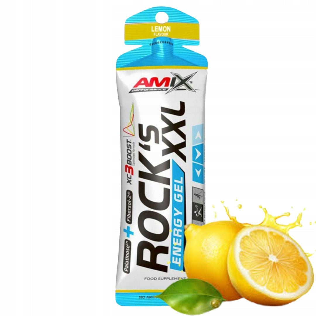 Amix Rocks Energy Gel XXL 65 ml taste lemon energy gel ironmen carbons EAN (GTIN) 8594159531987