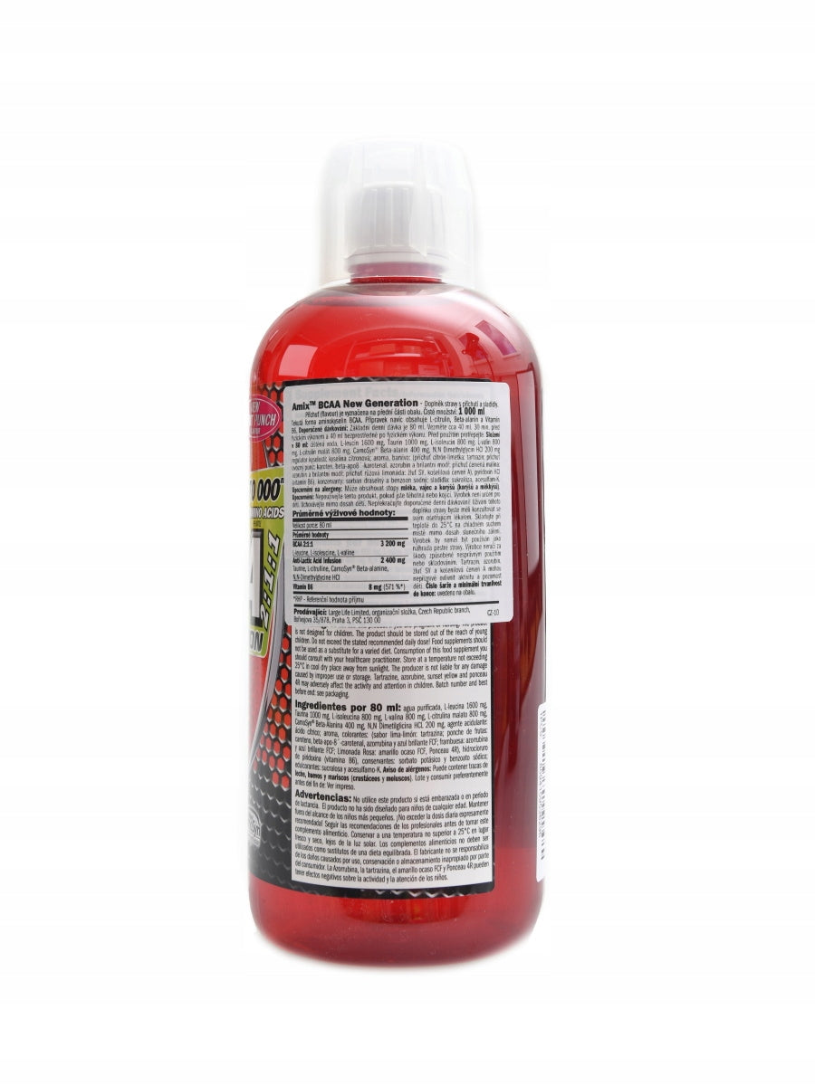 Amix nutrition BCAA New Generation 1500 ml malina Expiration date at least six months from the date of purchase
