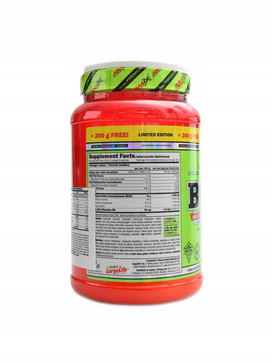 Amix nutrition BCAA micro instant juice 1000 g citron limeta EAN (GTIN) 8594060004068