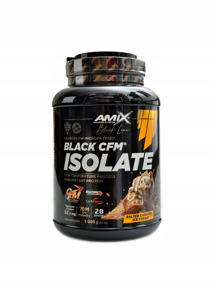Amix nutrition Black line Black CFM isolate 1000 g salted caramel