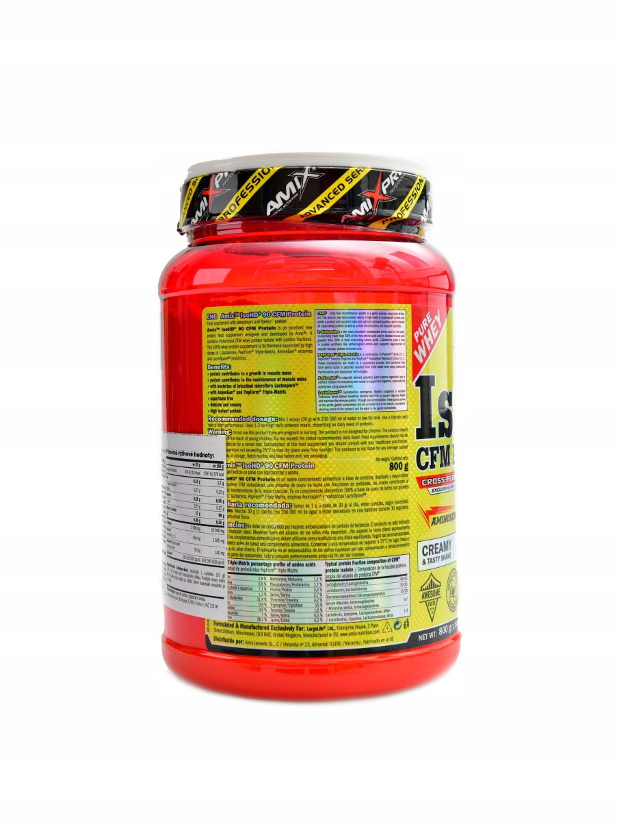 AmixPro IsoHD 90 CFM protein 800 g nuttamix Packaging status original