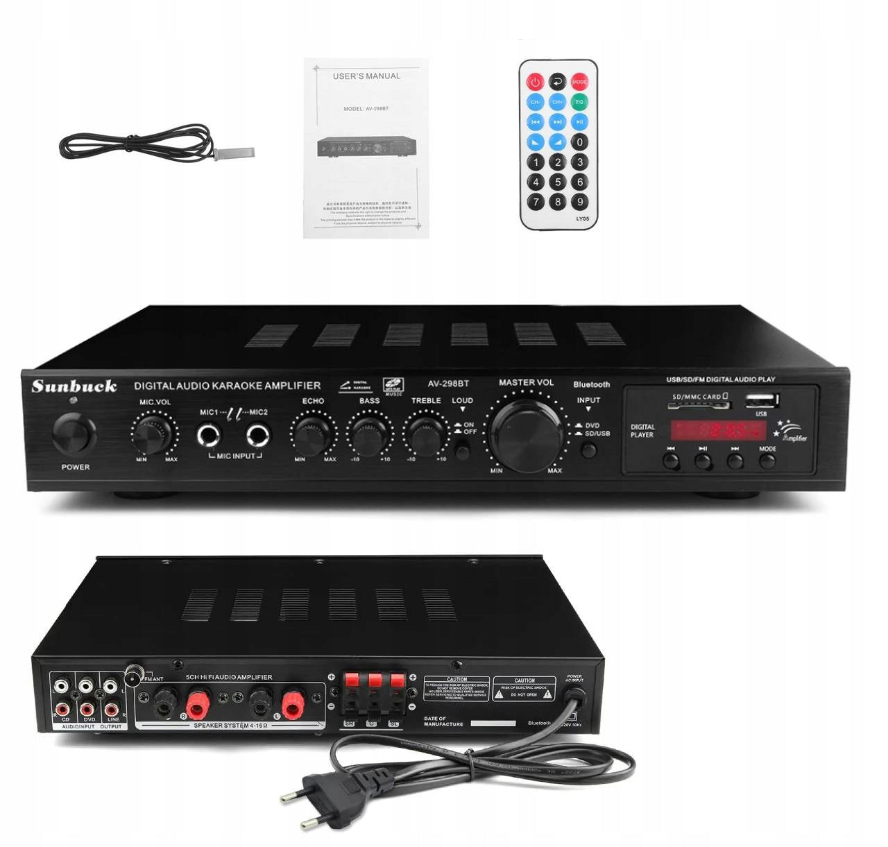 Ampli DNA receiver 5.0 black2000W