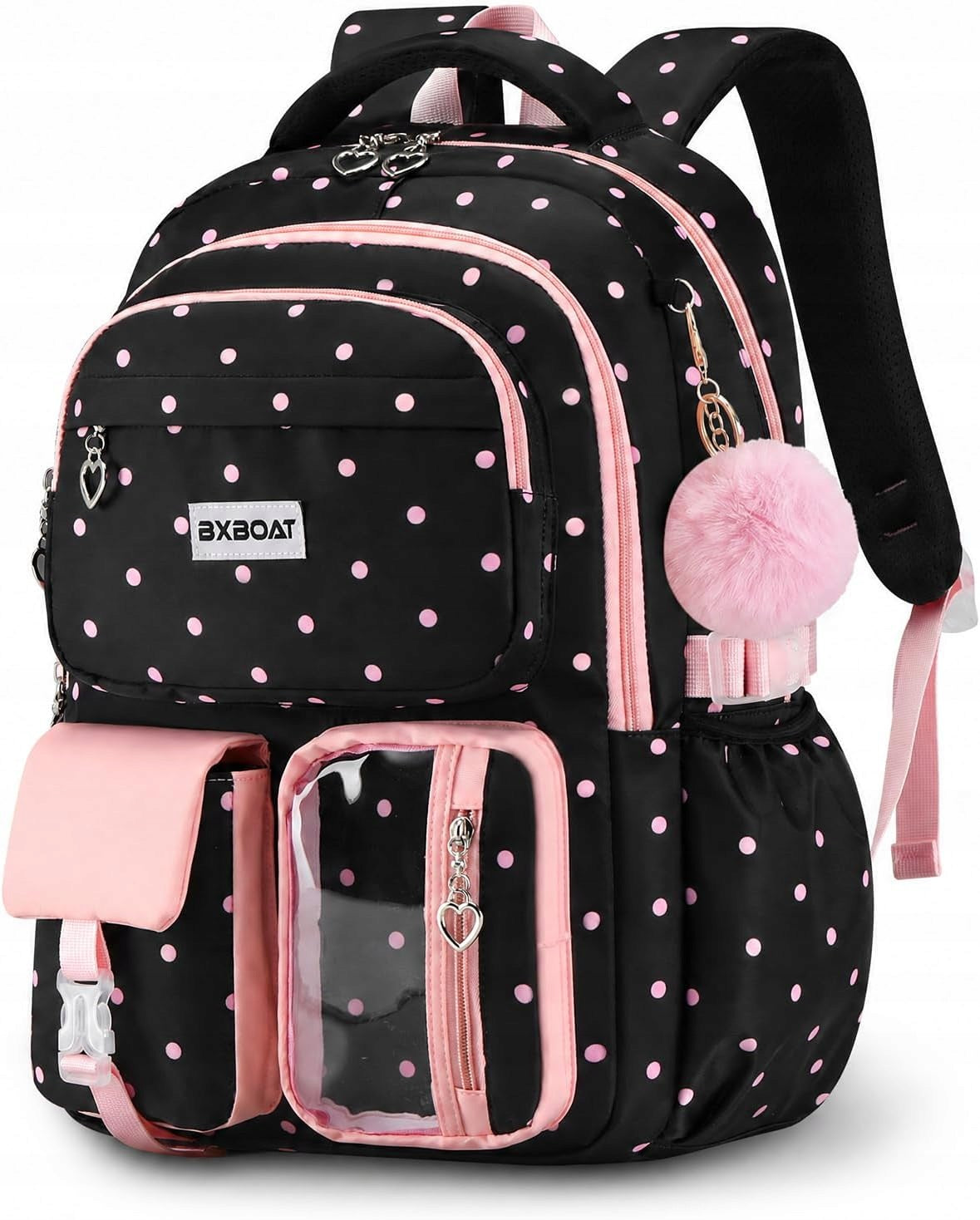 Amythe School Backpack for Girls 21L 12 Pockets Waterproof