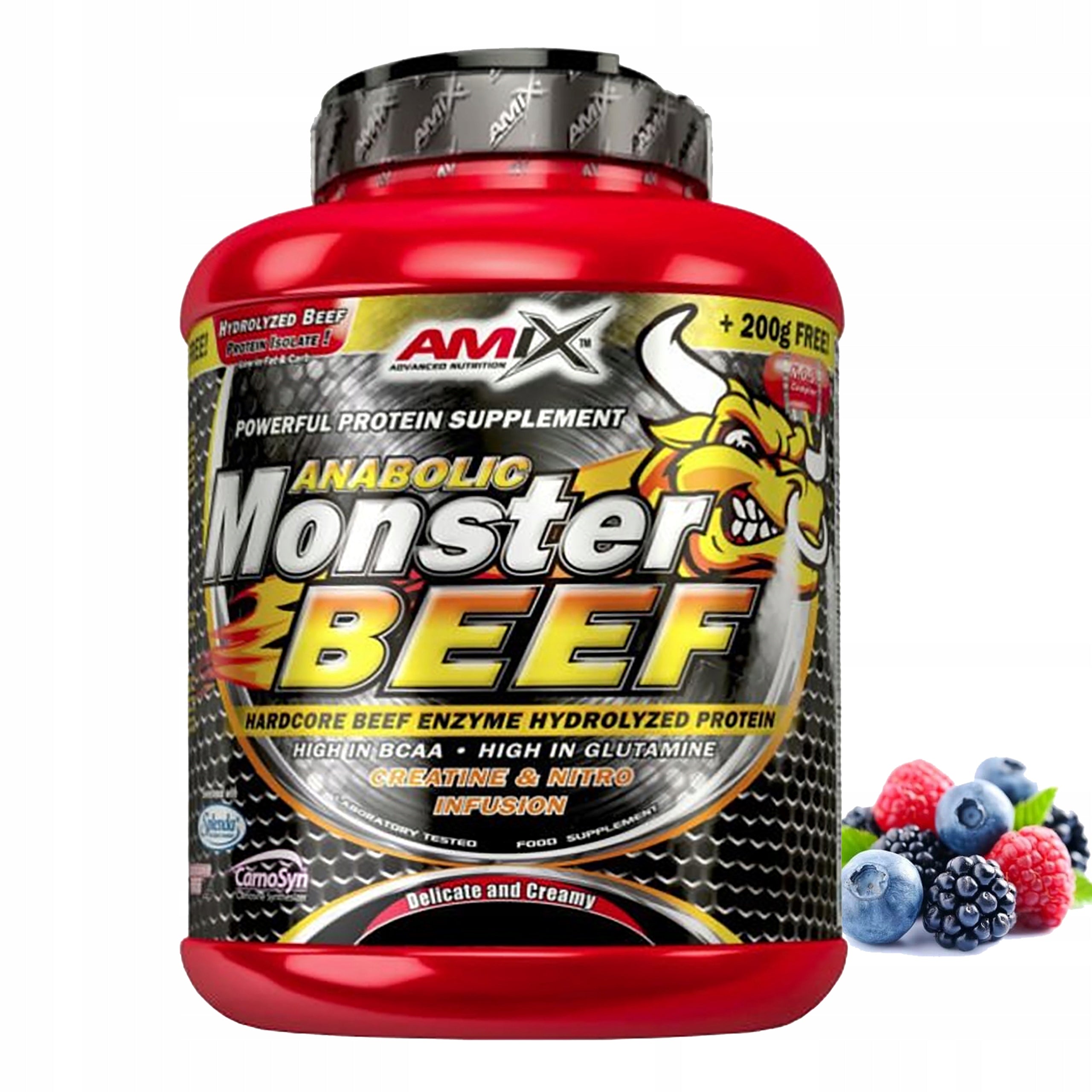 Anabolic Monster BEEF 90% Protein 1000g forest fruits Manufacturer code Białko Wołowe Hydrolizat 90% Amix Beef