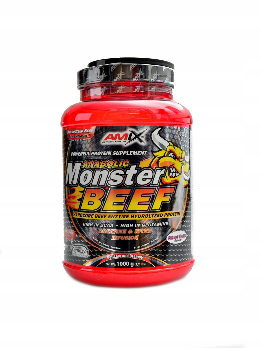 Anabolic Monster beef protein 90% 2 x 1000g různé chutě Packaging status original