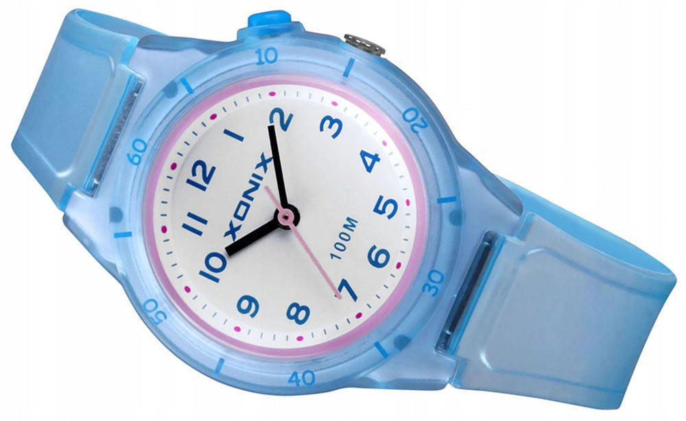 Analog Waterproof Watch with Backlight XONIX Children's Clear