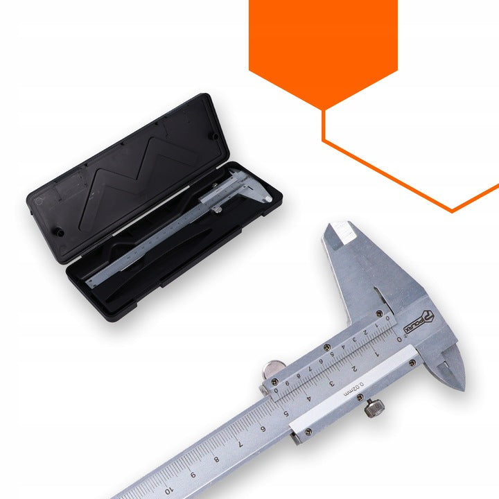 Analog metal caliper 150mm POLAX 38-040