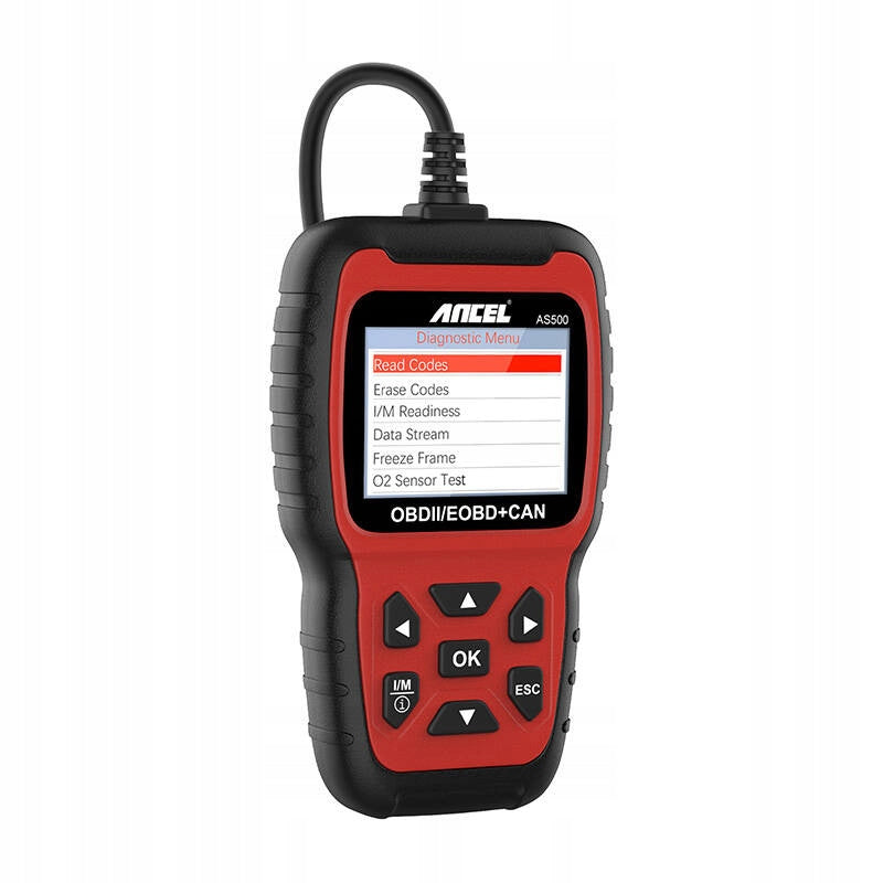 Ancel AS500 AC105 Car Scanner Diagnostic Tester OBD2 LCD Polish Brand ANCEL