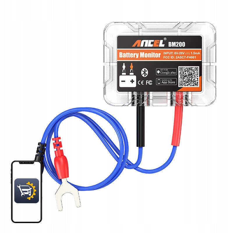 Ancel BM200 Wireless Battery Tester For Car Bluetooth 6-20V DC