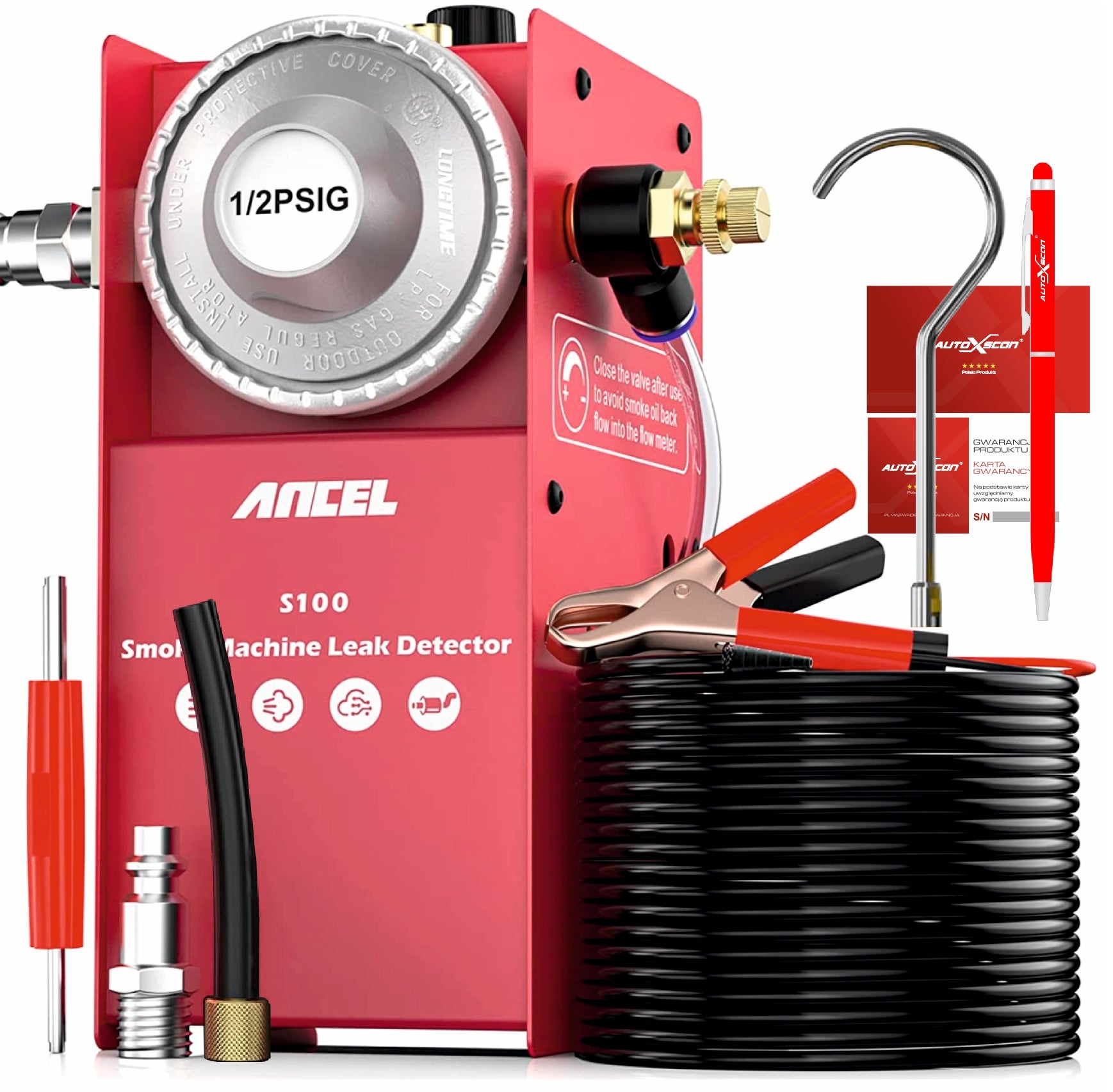 Ancel S100 SMOKE GENERATOR Smoke blower + plug set Manufacturer code S100