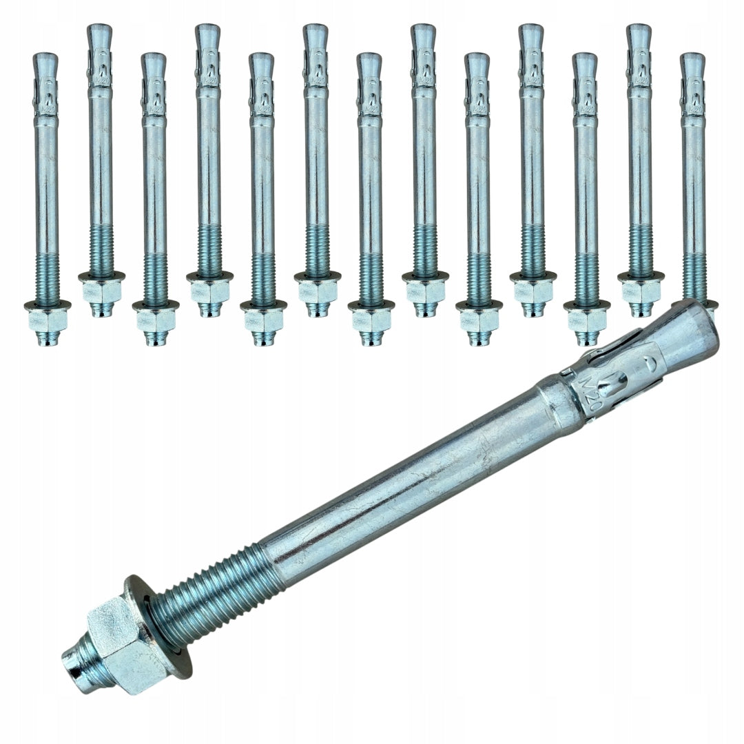 Anchors for lift - certified M20x250mm, 14pcs.