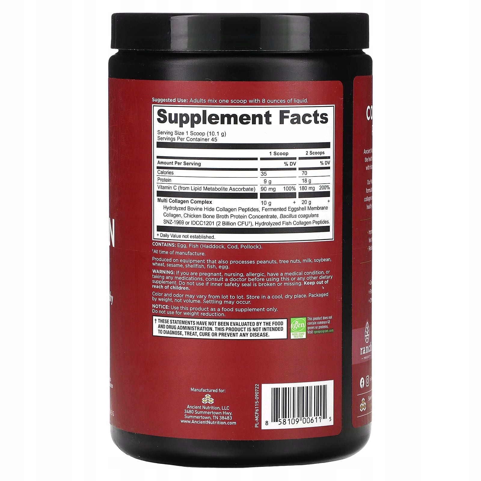 Ancient Nutrition, Multicollagen Protein, 454,5 g Brand no brand