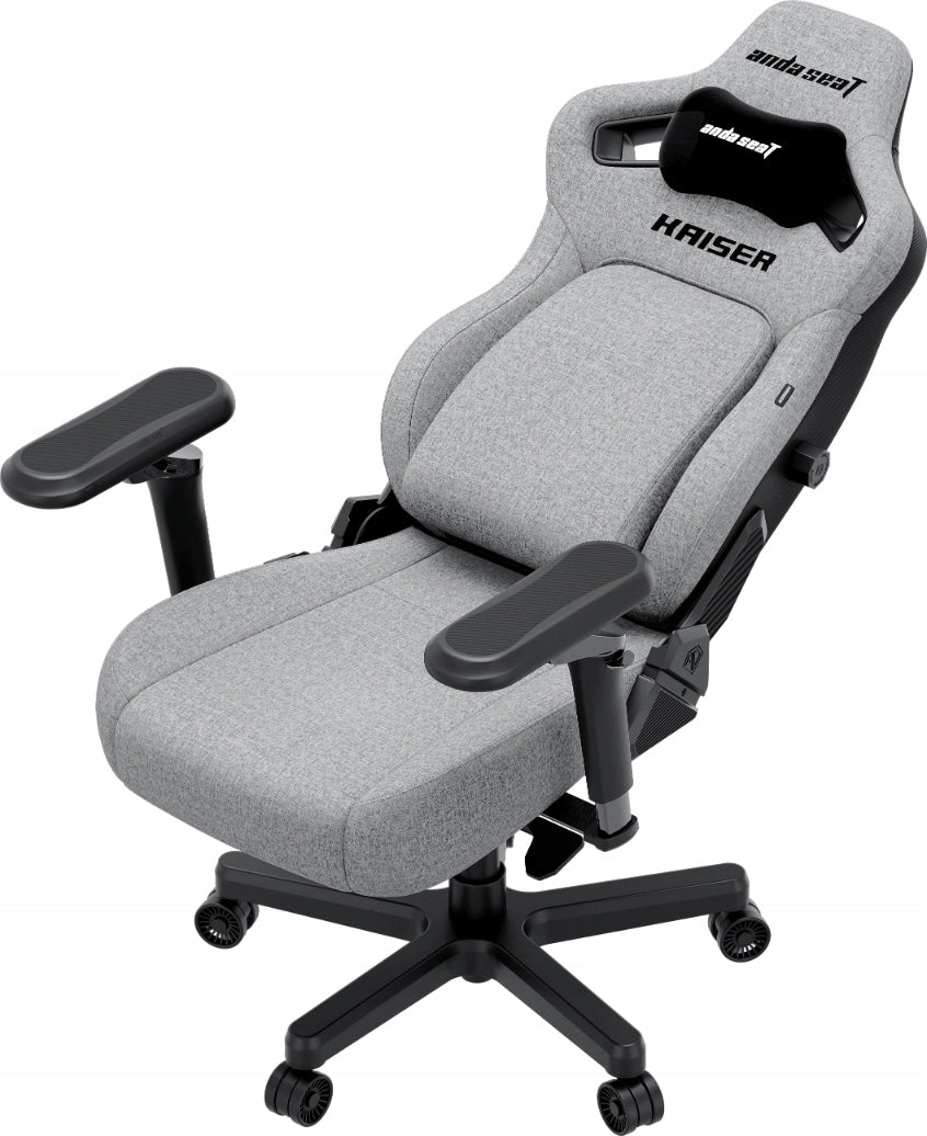 Anda Seat Kaiser 4 V2 Size XL Gray Fabric Gaming Chair Brand Anda Seat