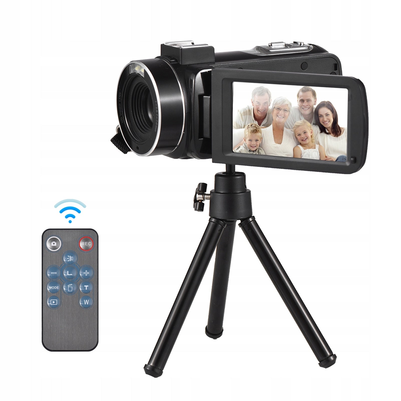 Andoer 2.7k Digital Video Camera DV Recorder 48MP 16x DC Model 3119EWIW