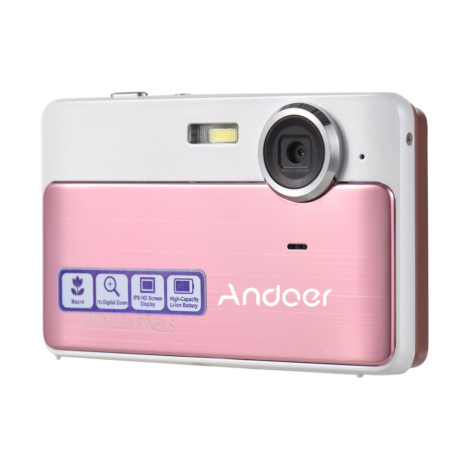 Andoer 4K 48MP Digital Camera 2,4 inch Screen Batteries included no