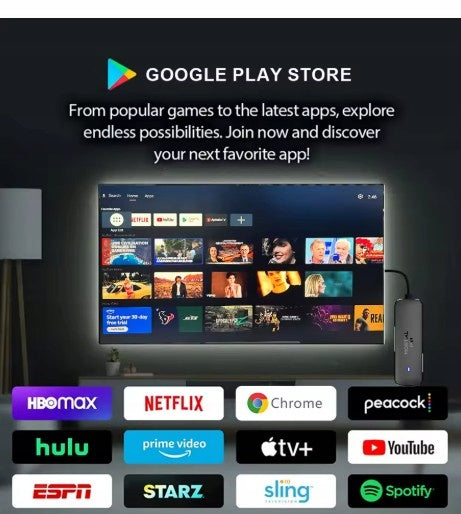 Android 14 TV Stick Full HD 4K 1080P WiFi 6 mi q8 media player Manufacturer code q8 tv stick